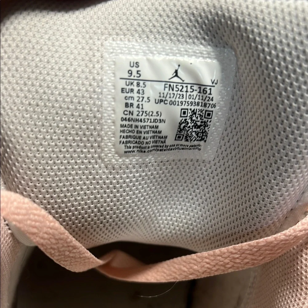 Jordan men’s  High-Top Sneakers - Tan and White